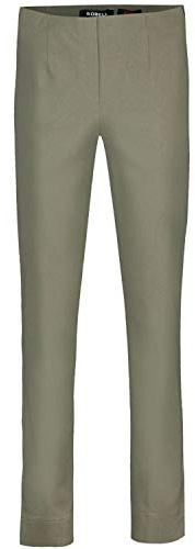 Robell Damen Slim Arbeitshose-Stretchhose, Olive, Gr.- 50