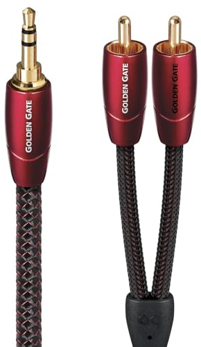 AudioQuest Golden Gate 3.5mm Mini > RCA Audio Interconnect Cable