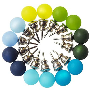 Polarisohrstecker blau türkis grün Ohrstecker Perle