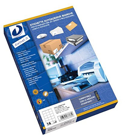 Etichette Multifunzione, f.to 37,5x23,5 mm, con margine - 1 confezione da 100 fogli - Spedizione (6,99) Gratuita oltre 50 euro! (anche cumulativa con altri prodotti del venditore)