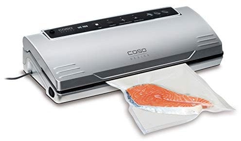 CASO VC100 Vakuumierer - Vakuumiergerät, Testsieger Haus & Garten Test, Lebensmittel bleiben bis zu 8x länger frisch - Testsieger Haus & Garten Test, doppelte 30cm lange Schweißnaht
