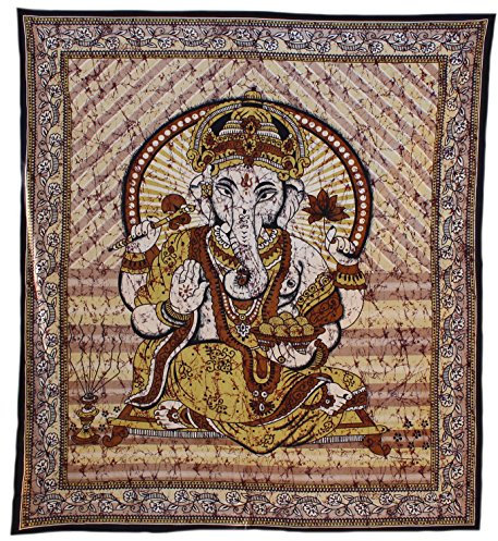 A Budawi® Traditional India Wall Hangings Wand Tücher Wandtuch Bedcover