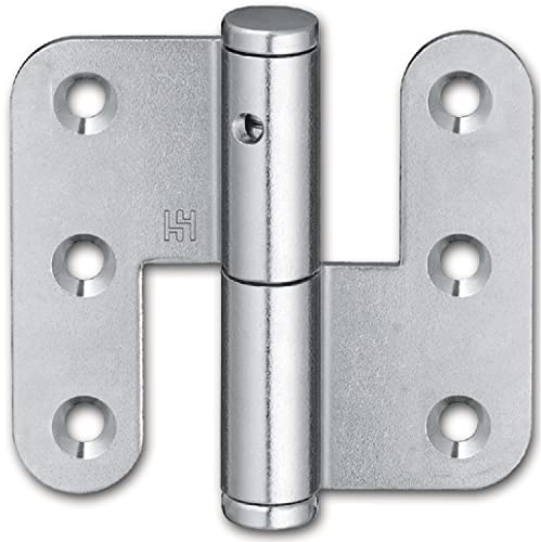 Aufschraubbänder stumpf, 70 mm, rechts, Stahl verzinkt ; 1 Stück