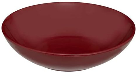 Secret de Gourmet - Assiettes Creuses Colorama 20cm Rouge - Faïence - Modern - 6 Pièces