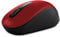 Microsoft Bluetooth Mobile Mouse 3600 (Maus, dunkelrot, kabellos über Bluetooth, für Rechts- und Linkshänder geeignet)