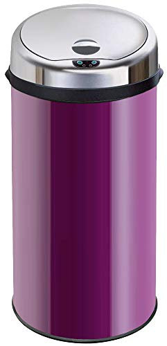 Inmotion 42L Purple Stainless Steel Auto Automatic Sensor Kitchen Waste Dust Bin