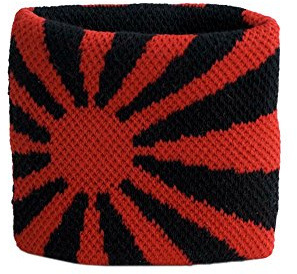 Sudore Band motivo bandiera/Bandiera Rosso/Nero + gratis Sticker, bandiera fritze®