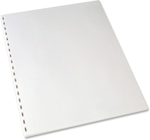 GBC CombBind 2020046 gebundenes Papier, vorgestanzt, 21,6 x 27,9 cm, Weiß, 500 Blatt pro Packung