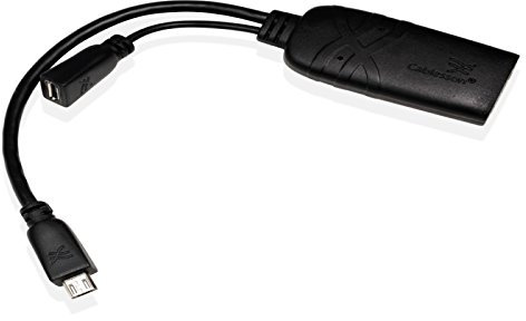 Adaptateur Micro USB MHL vers HDMI TVs HD Cable AV pour Samsung Galaxy S1 / Galaxy S2 / HTC/HTC Desire - MHL a 5 broches - Noir