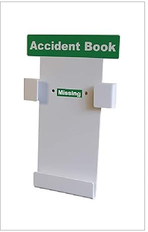 Safety First Aid Accident Book Station (Empty)