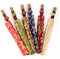 lachineuse – Estuche de Palillos Chinos y Fundas de satén – 6 Pares de Palillos Tradicionales de Madera – Ambiente Japón – Sushi, Ramen, Fideos y arroz – Regalo de Cocina asiática Japonesa