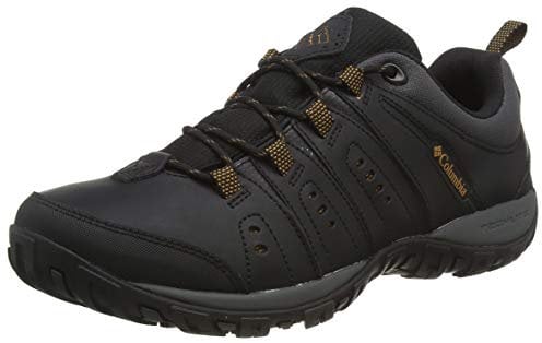 Columbia Woodburn 2 Chaussures de Randonnée Basses Homme, Noir (Black - Goldenrod), 42.5 EU