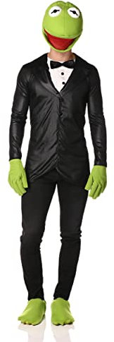 Disguise Disney Herren Kermit Deluxe Erwachsenenkostüm - - X-Large (42-46) US