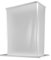 ECO-DuR 4024879000516 Kassetten ECK Duschrollo 137 x 62 cm weiß - Folie unbedruckt