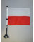 AZ FLAG - Fahrradfahne Polen - 21x14 cm - Polnische Fahrradflagge 14 x 21 Cm - Fahrrad Flaggen