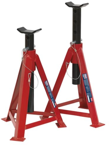 Sealey As5000M Axle Stands 5Tonne Cap Per Stand 10Tonne Per Pair Medium Height
