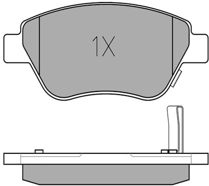 Meyle 025 239 8217/W Bremsbelagsatz, Scheibenbremse | Kompatibel mit: OPEL ADAM, CORSA D, CORSA D Kasten/Schrägheck