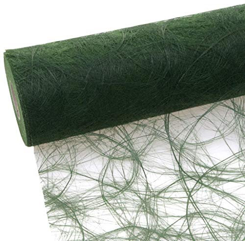 Deko AS GmbH Sizoweb Tischband dunkelgrün 30 cm Rolle 25 Meter 64 008-R