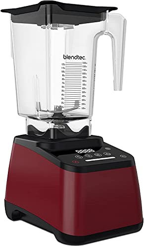 Blendtec Designer 625 High Speed Blender with WildSide+ Jar, 1560 W, 2.66 L - Red