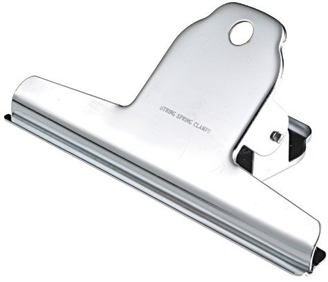 JPC - Molle fermacarte cromate da 107 mm, confezione da 12 pezzi