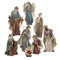 Kurt Adler Weihnachtskrippe, Set aus Kunstharz, 15,88 cm, 8-teiliges Set