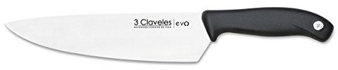 3Claveles Evo - Cuchillo para cocinero, 20 cm, 8 pulgadas