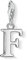 Thomas Sabo Women Charm Pendant Letter F Charm Club 925 Sterling Silver 0180-001-12