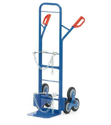 Fetra Transportgeräte mcegd1325 Sackkarre für Flaschen Gas, 590 mm breite x 1300 mm Höhe