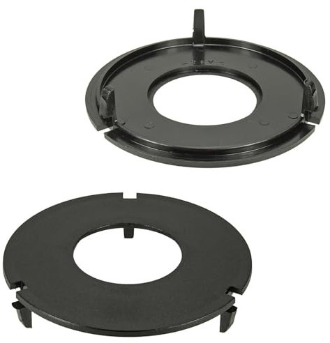 tomzz Audio 2857-020 Anillos de Altavoces Adaptadores de Tweeter Compatible con VW T4 Golf 3 Corrado Passat Salpicadero para Tweeter de 44mm