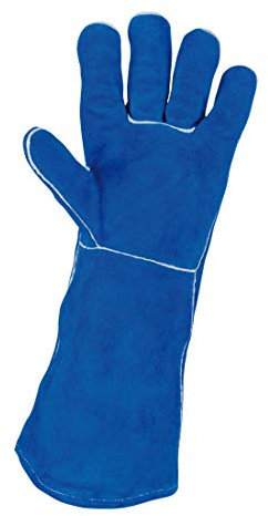 KS Tools 985.7038 Schweißer-Lederhandschuhe lang, M
