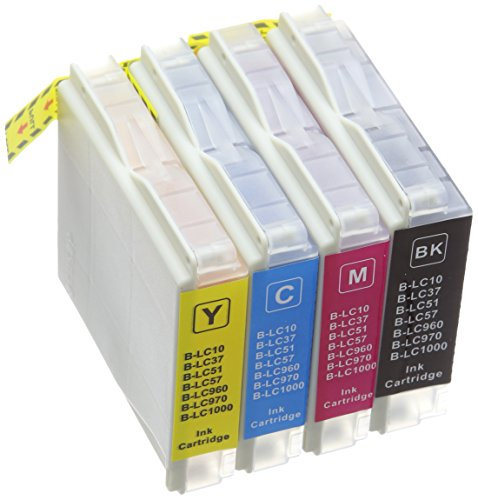 Prestige Cartridge LC1000 LC970 8er Pack Druckerpatronen für Brother DCP 130C 150C 330C 350C 540CN 750CW Fax 1360C 2480C MFC 235C 240CN 260C 345CW 660CN 885CW 3360C 5460CN schwarz cyan magenta gelb