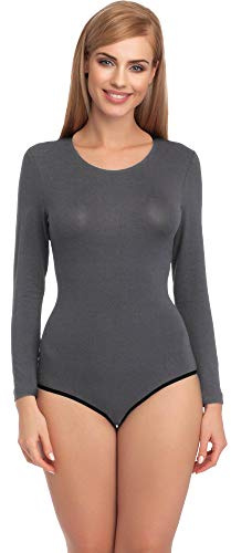 Merry Style Damen Langarm Body BD109