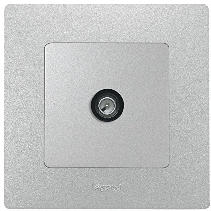 Legrand LEG96563 Prise TV Complet argent Niloe