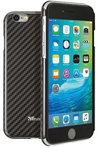 Trust Urban Kova Custodia Carbonio per iPhone 6 Plus E 6S Plus, Carbonio