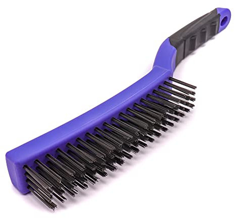 COTTAM Wire Brush | 4 Row | Comfort Grip (Carbon Steel)