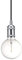 Nordlux Avra 84800033 Pendelleuchte LED E27 60W Chrom, 7.5 x Ø5Cm