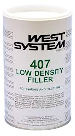 WEST SYSTEM 407 Low-Density Filler - Thickens Epoxy for Wood, Marine & Fibreglass Repair - Waterproof, Multi Purpose Adhesive Powder for 2 Part Epoxy - for Interior & Exterior Use
