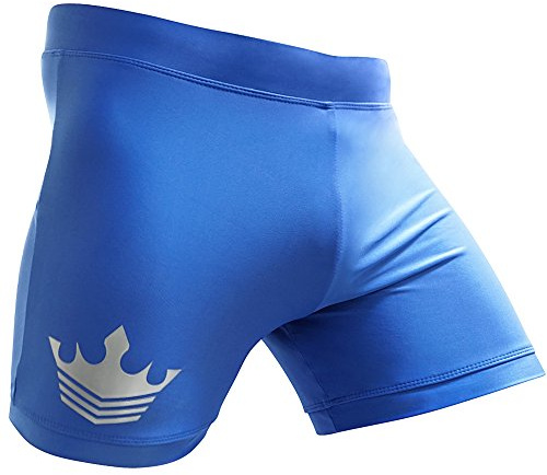 Meister MMA Crown Vale Tudo Fight-shorts, BLÅ, 34 - 35
