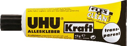 UHU Alleskleber kraft in der Kunststofftube flex & clean/45040 Inh.42 g