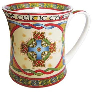 Royal Tara Keltisches Kreuz Becher, Bone China, Becher, Keltisches Kreuz, 325 ml