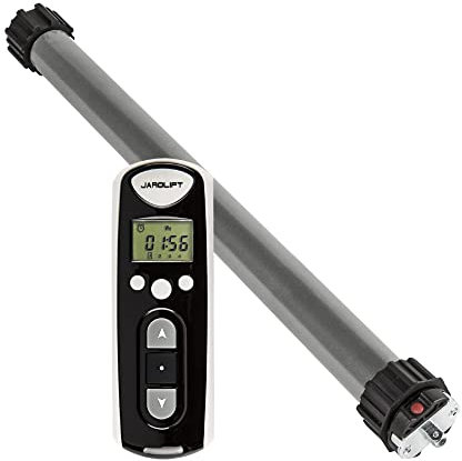 jarolift 1x Motor Tubular Electrónico para Persianas TDEF 40 Nm/13, Incluye Mando a Distancia de 4 Canales con Timer Integrado TDRCT 04