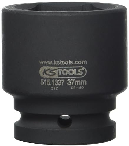 KS Tools 515.1337 3/4 Sechskant-Kraft-Stecknuss, kurz, 37mm