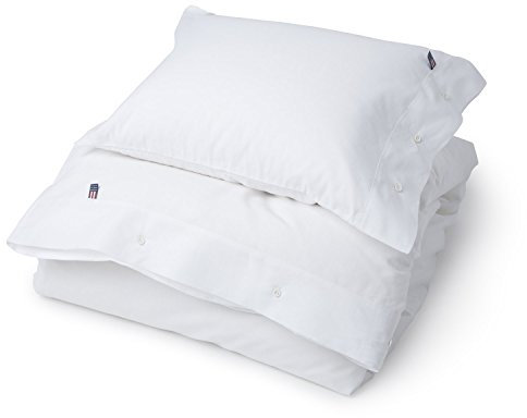 Lexington - Bettwäsche, Bettbezug - Pin Point White Duvet - Baumwolle - weiß - 135x200 cm