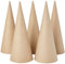Creativ 265061 5 Kegel aus Pappmaché, 20 cm, Beige, 5 Stück