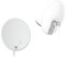 Opticum X80 Satelliten-Antenne 80 cm Stahl lichtgrau, 5010