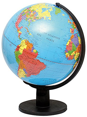 Campus University MDS320AY-6 - Bola del mundo luminosa, 32 cm, azul