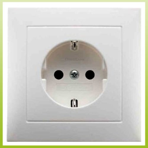 Hager Berker 47429909 Steckdose SCHUKO m.Abdeckplatte S.1 polarweiß matt