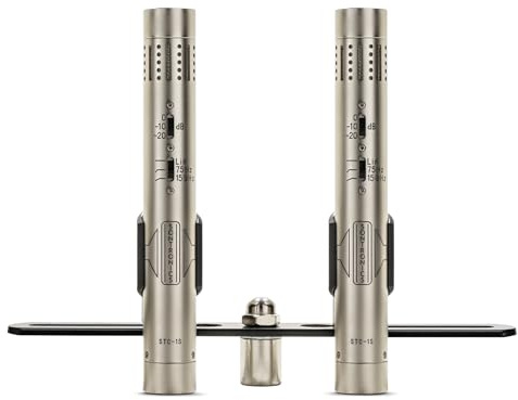 Sontronics STC-1S Pencil Condenser Microphone Pair - Silver - Lifetime Microphone Warranty