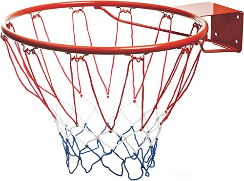 Mondo Toys - Basketballkorb für Kinder und Erwachsene - Outdoor-Basketballkorb mit Metallring - Durchmesser 45 cm / 18 Zoll - Netz-Kit und Befestigungsschrauben INKLUSIVE - 18299