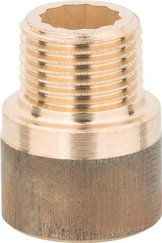 Viega 354978 Verlängerung Modell 3525 Rotguss, 1/2 Zoll x 20 mm - 1 Stück